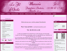 Tablet Screenshot of lefildocelie.com